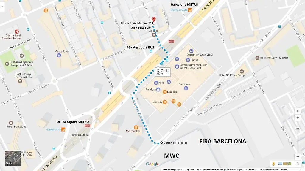 Apartamento Fira Barcelona L'Hospitalet de Llobregat Apartment
